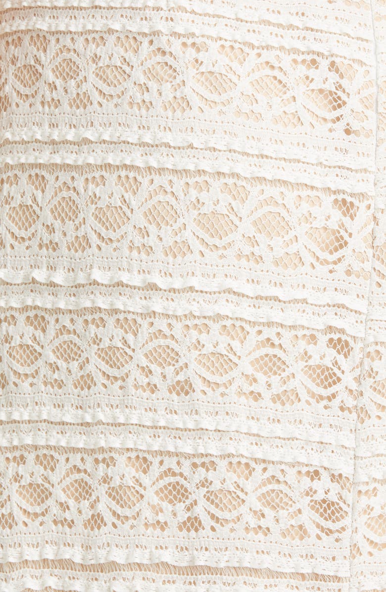 LIKELY Milaro Off the Shoulder Lace Midi Dress, Alternate, color, 