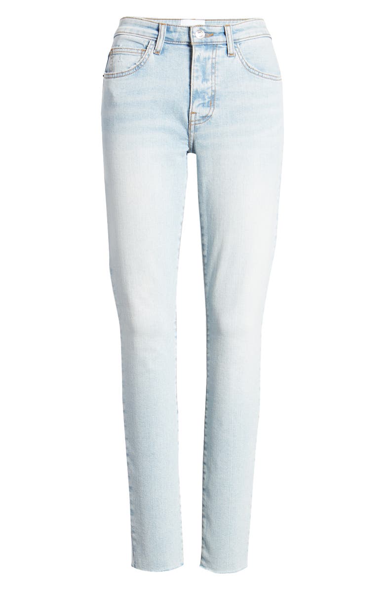 Current/Elliott The Original Stiletto Raw Hem Skinny Jeans, Alternate, color, 