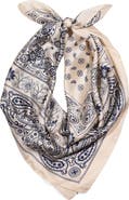 Petit Moments Lolita Paisley Print Square Scarf