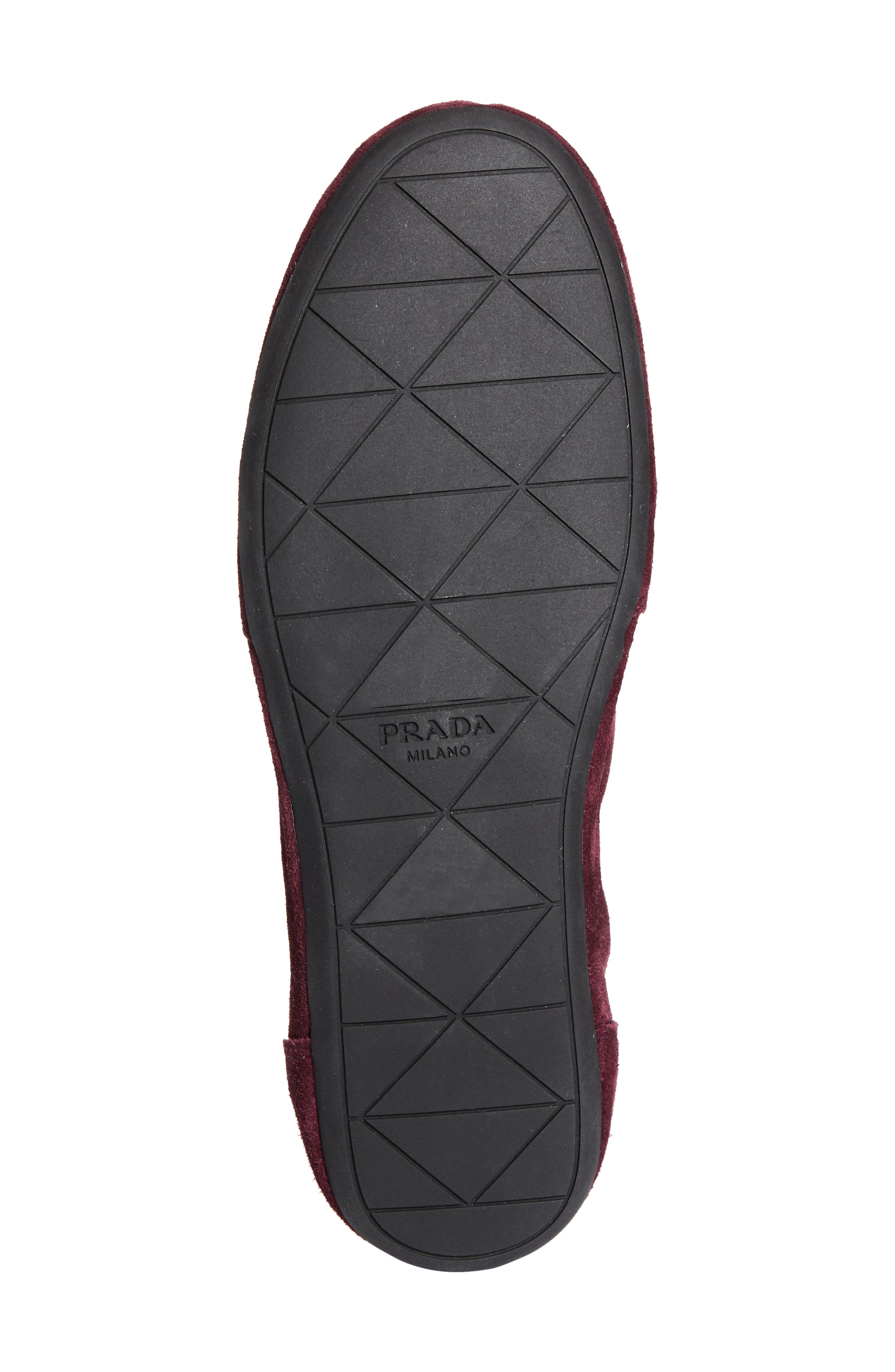 Collapse Mixed Media Low Top Sneaker, Alternate, color, BORDEAUX