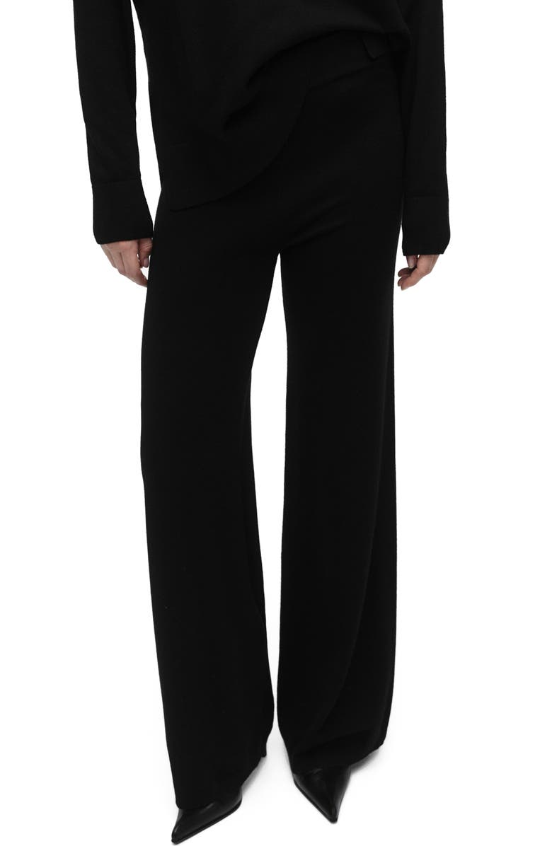 MANGO High Waist Wide Leg Pants, Main, color,