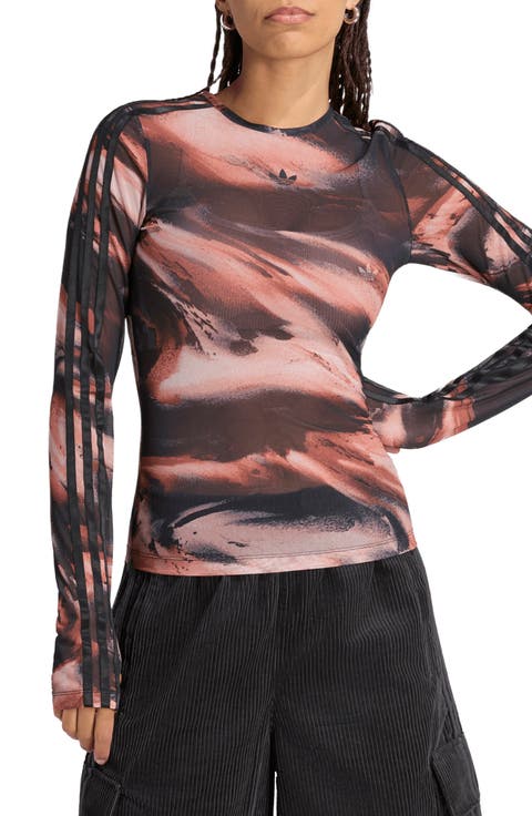 AOP Long Sleeve Mesh T-Shirt