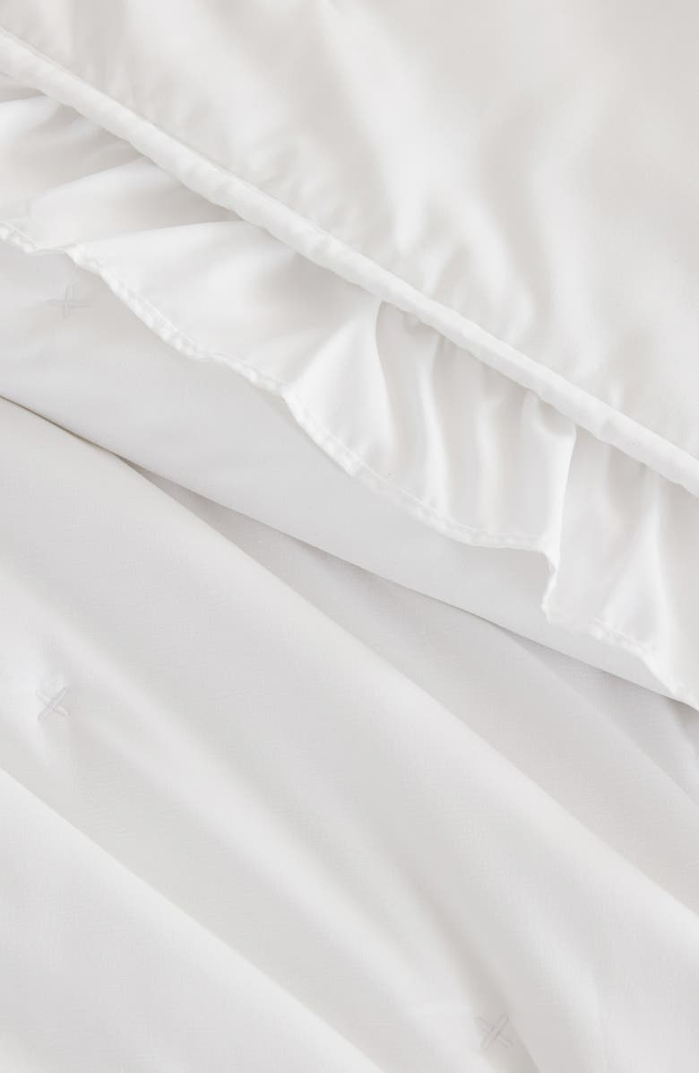Woven & Weft Ruffle Quilt Set, Alternate, color, White