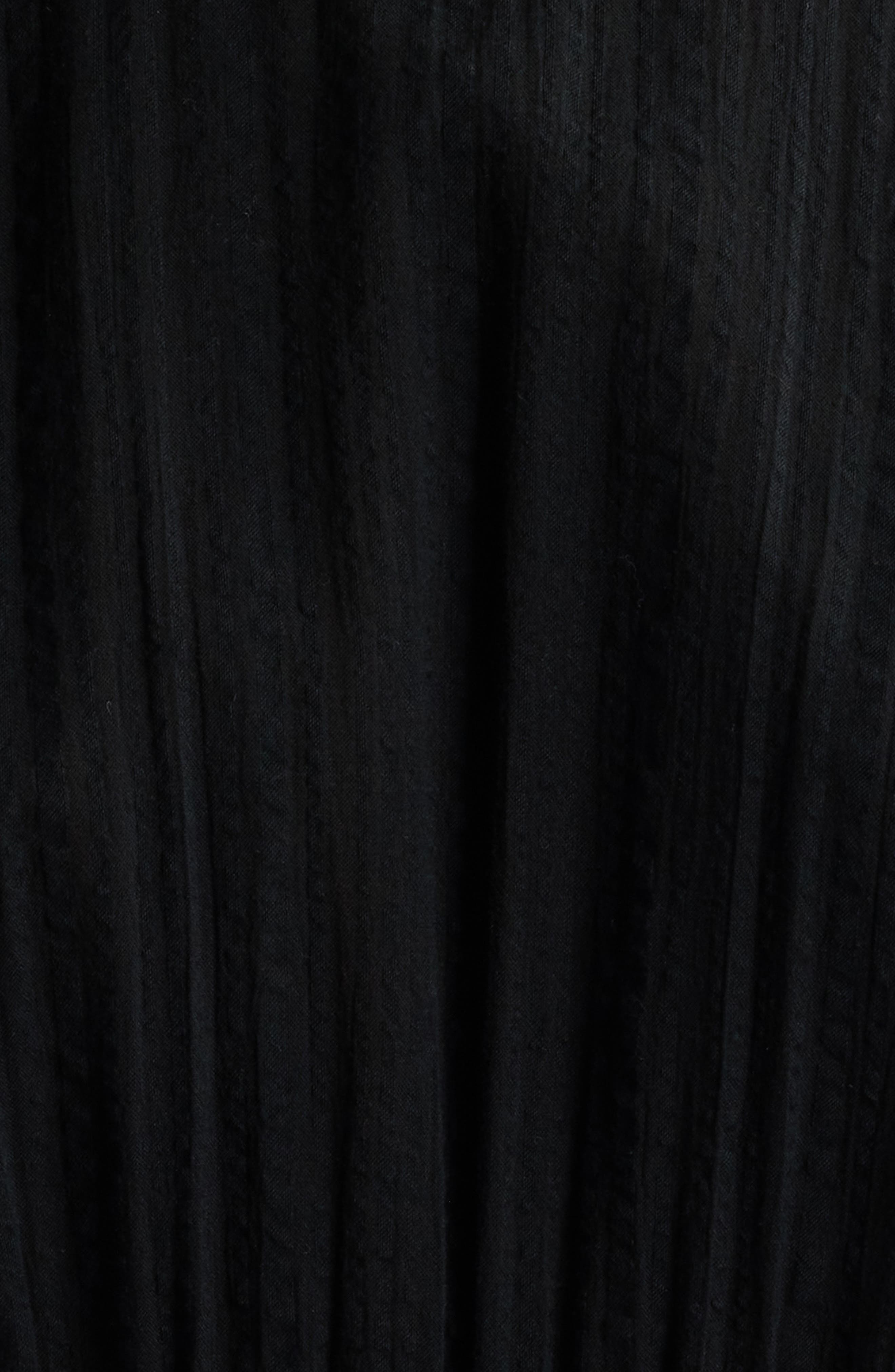 Stripe Smocked Waist Seersucker Dress