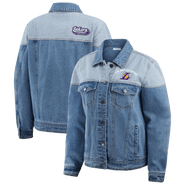 WEAR by Erin Andrews Women's WEAR by Erin Andrews Blue Los Angeles Lakers Full-Button Denim Jacket