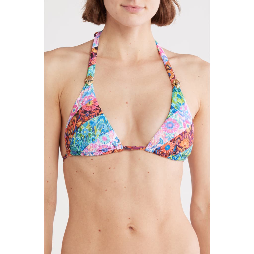 KURT GEIGER KURT GEIGER LONDON KENSINGTON TRIANGLE BIKINI TOP