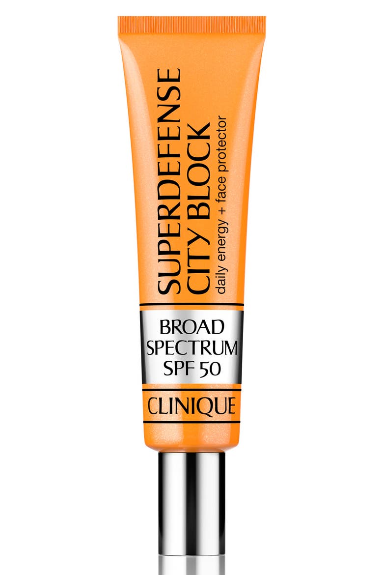 Superdefense™ City Block Broad Spectrum SPF 50 Daily Energy + Face Protector, Main, color, NO COLOR