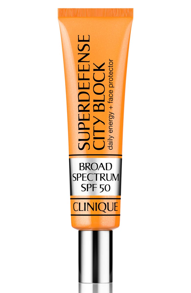 Clinique Superdefense<sup>™</sup> City Block Broad Spectrum SPF 50 Daily Energy + Face Protector, Main, color, 