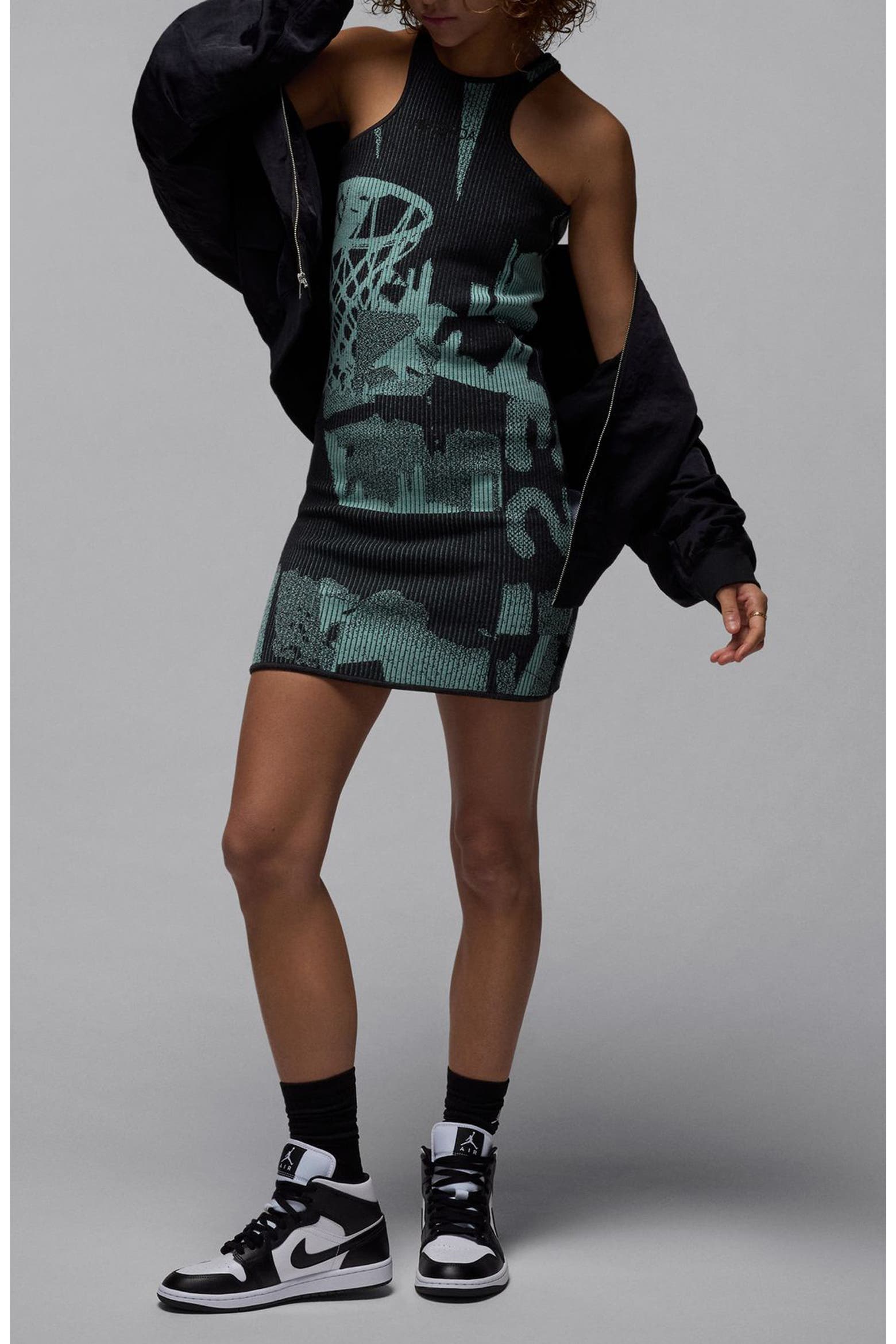 Air Jordan Rack Jordan Air Jordan Rib Body-Con Dress (Women) | Nordstromrack