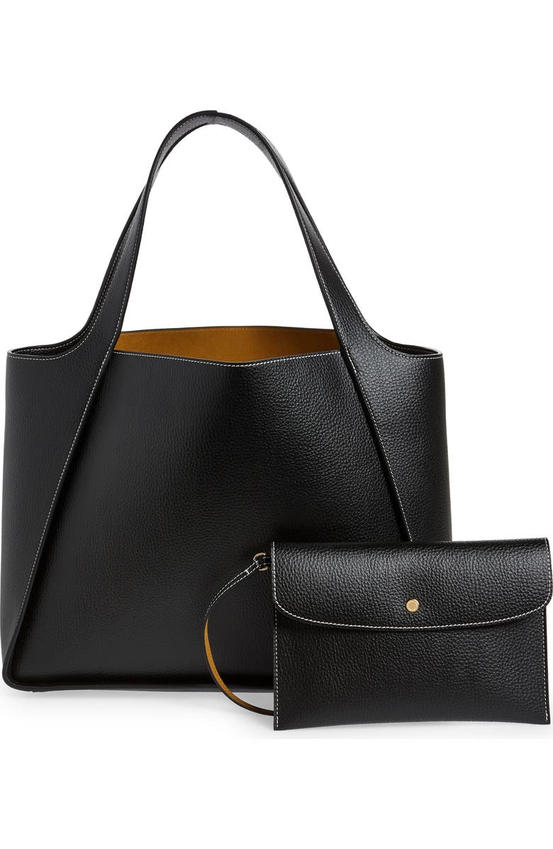 Stella McCartney Perforated Logo Faux Leather Tote, Alternate, color,