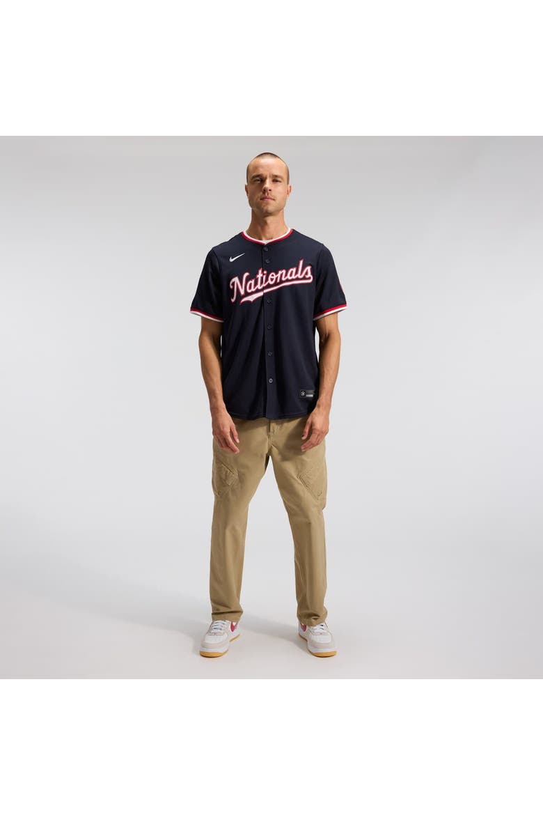 Men's Nike James Wood Navy Washington Nationals Alternate Limited Jersey, Alternate, color, Navy