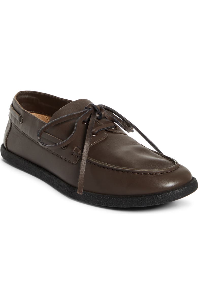 The Row Novus Boat Shoe, Main, color, Vintage Brown