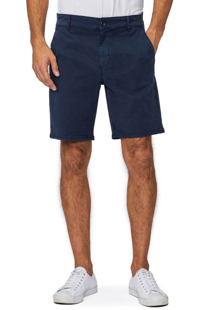 PAIGE Thompson Stretch Twill Shorts, Main, color,