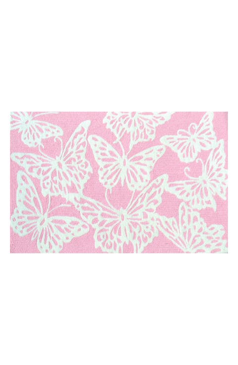 Butterfly Pink Doormat