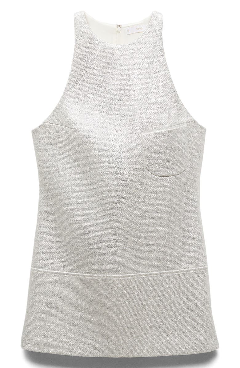 MANGO Valencia Sleeveless Shift Minidress, Main, color, 