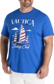 Nautica Big & Tall Sailing Graphic Tee