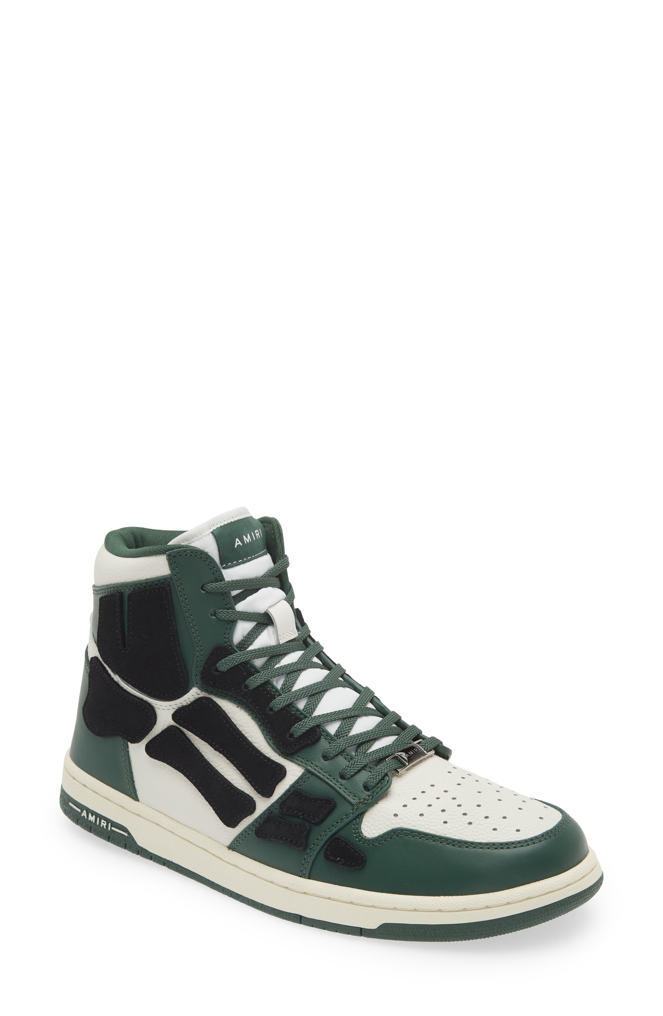 Skeleton High Top Sneaker, Main, color, GREEN
