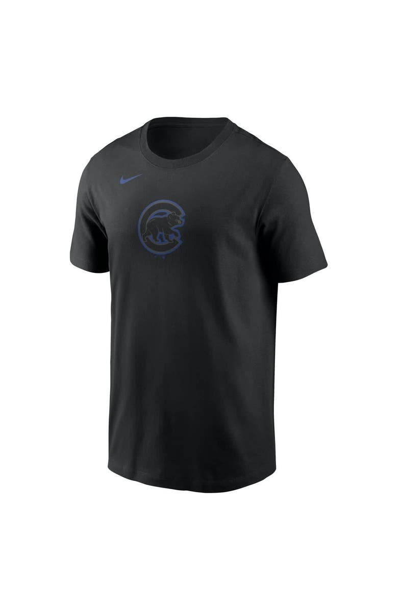 Nike Men's Nike Black Chicago Cubs Lights Out Color Pop T-Shirt, Alternate, color, Black