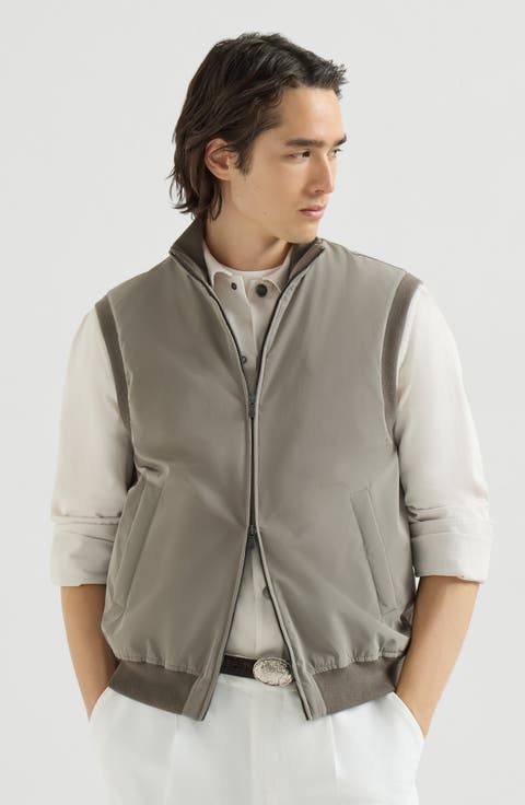 Bonded nylon vest with Thermore® padding