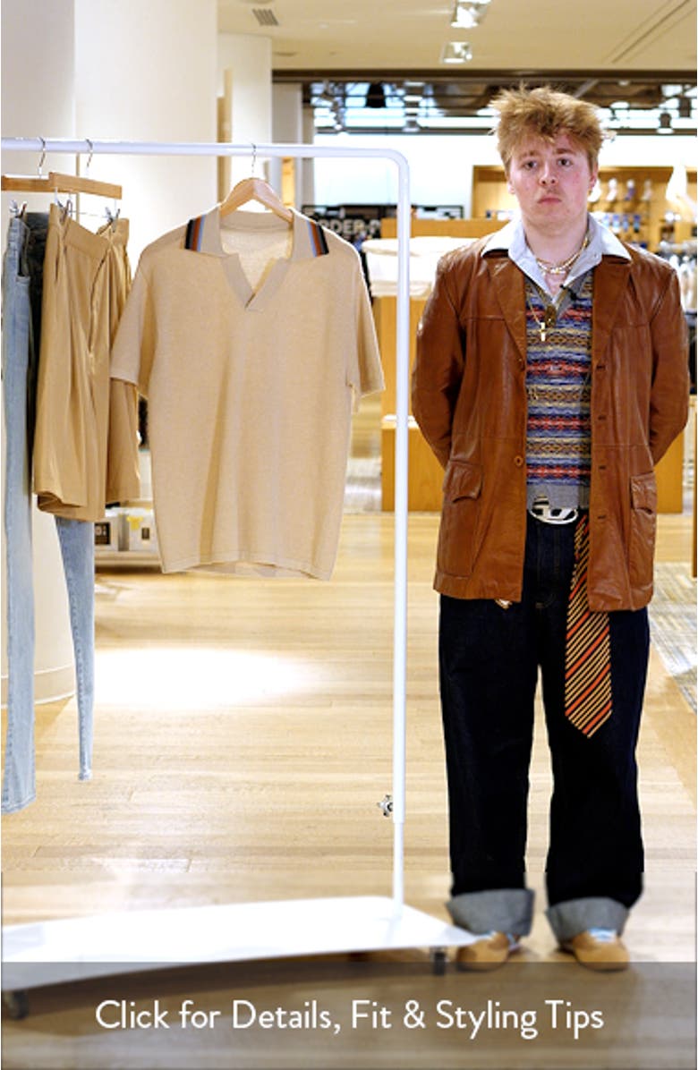 Rayas Open Stitch Polo, sales video thumbnail