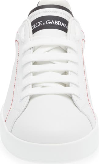 【関税＆送料込み】Dolce & Gabbana Portofino Spoiler Leathe Dolce&Gabbana Portofino Logo Spoiler Sneaker (Men) | Nordstrom