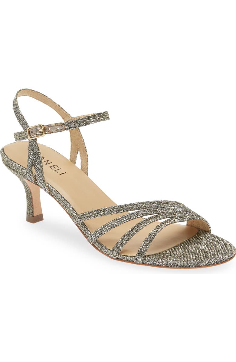 VANELi Mimi Strappy Sandal, Main, color, Platinum Nizza