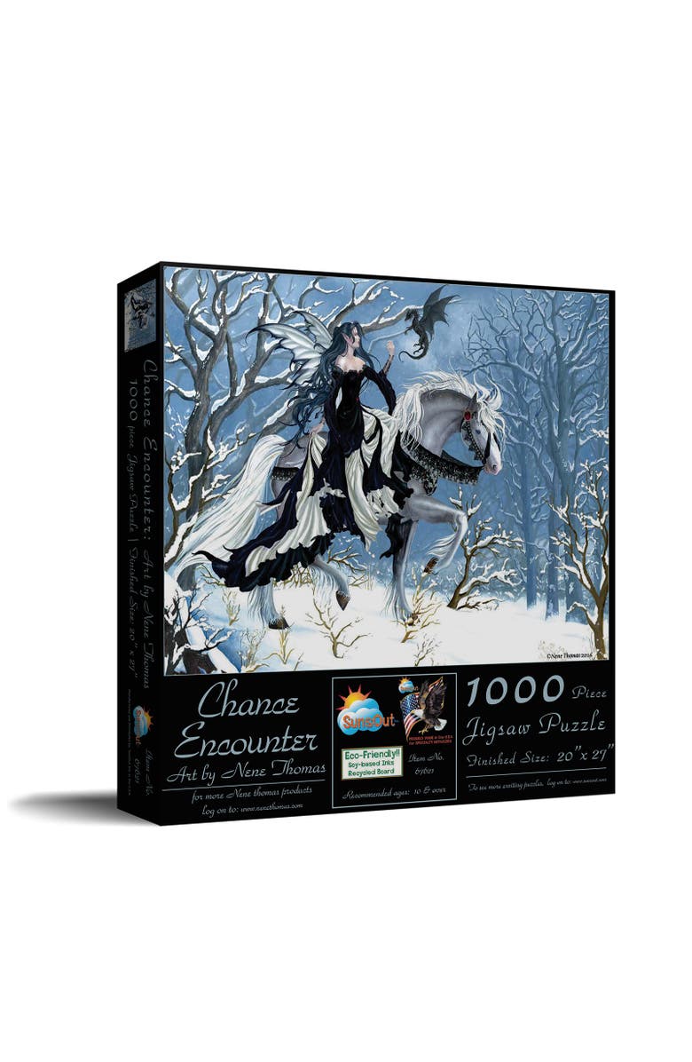 Sunsout Chance Encounter 1000 piece Jigsaw Puzzle for Adults, Main, color, Multicolor