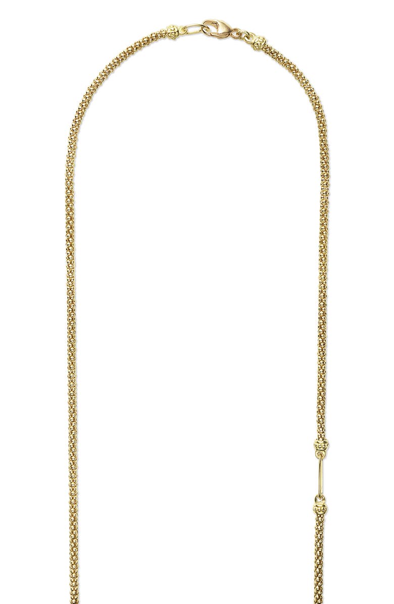 LAGOS 18K Gold Popcorn Caviar Chain Necklace, Alternate, color, Gold