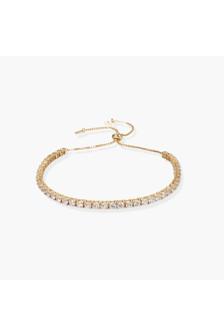 Essential Tennis Bracelet, Main, color, Gold