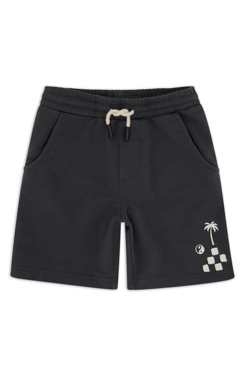 Feather 4 Arrow Kids' Lowtide Stretch French Terry Sweat Shorts In Black