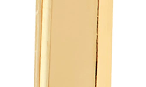 Frankie & Zoe Oval Huggie Hoop Earrings In Gold
