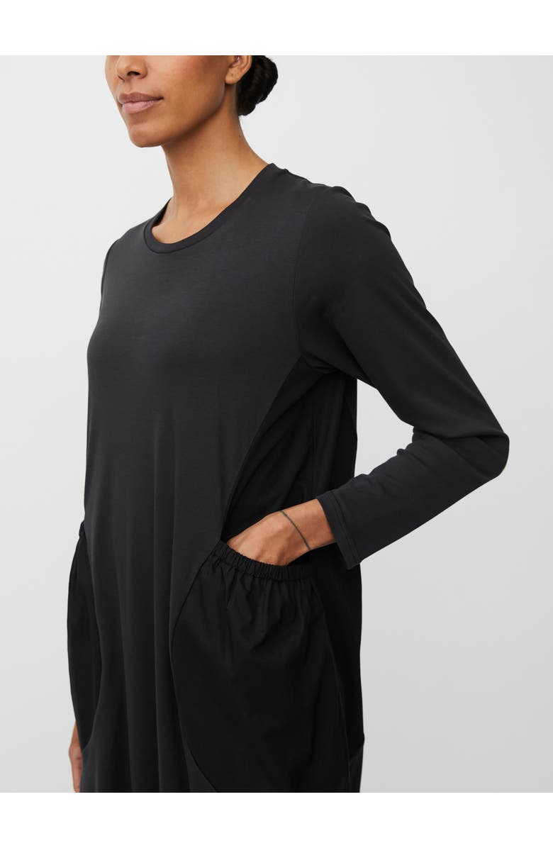 Masai Copenhagen MaNyphira Long Sleeve Loose Fit Dress, Alternate, color, Black
