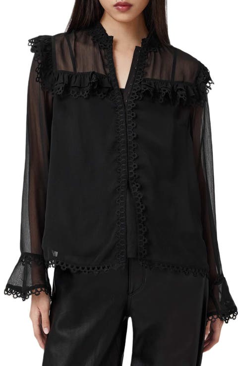 Ciara Ruffle Shirt