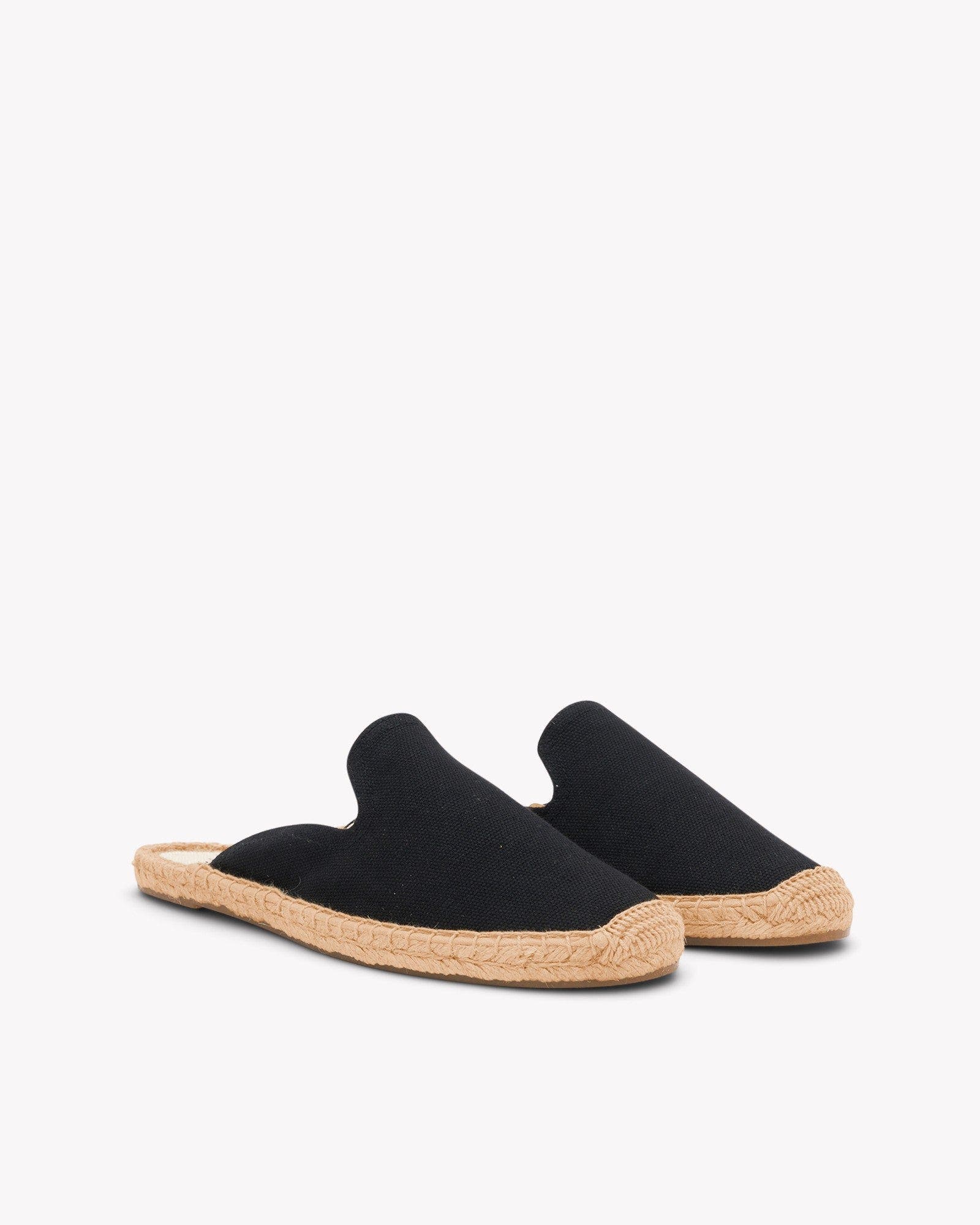 Soludos The Dali Mule Canvas Colors Espadrille, Alternate, color, Noche Black