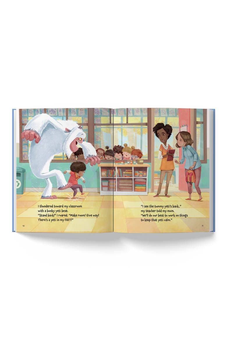 'A Yeti in my Tummy' Book, Alternate, color, NO COLOR