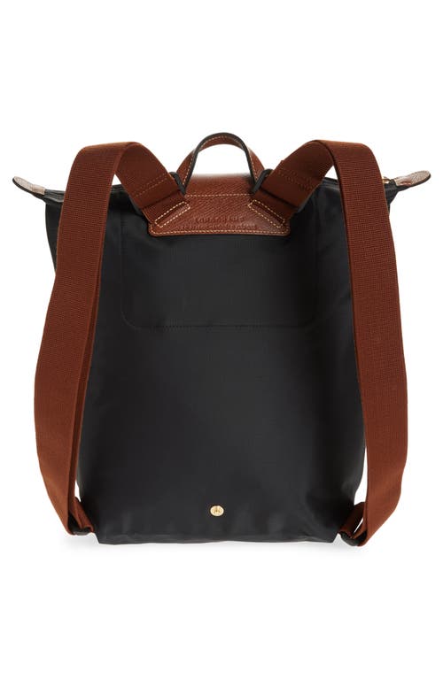Longchamp Medium Le Pliage Backpack In Black