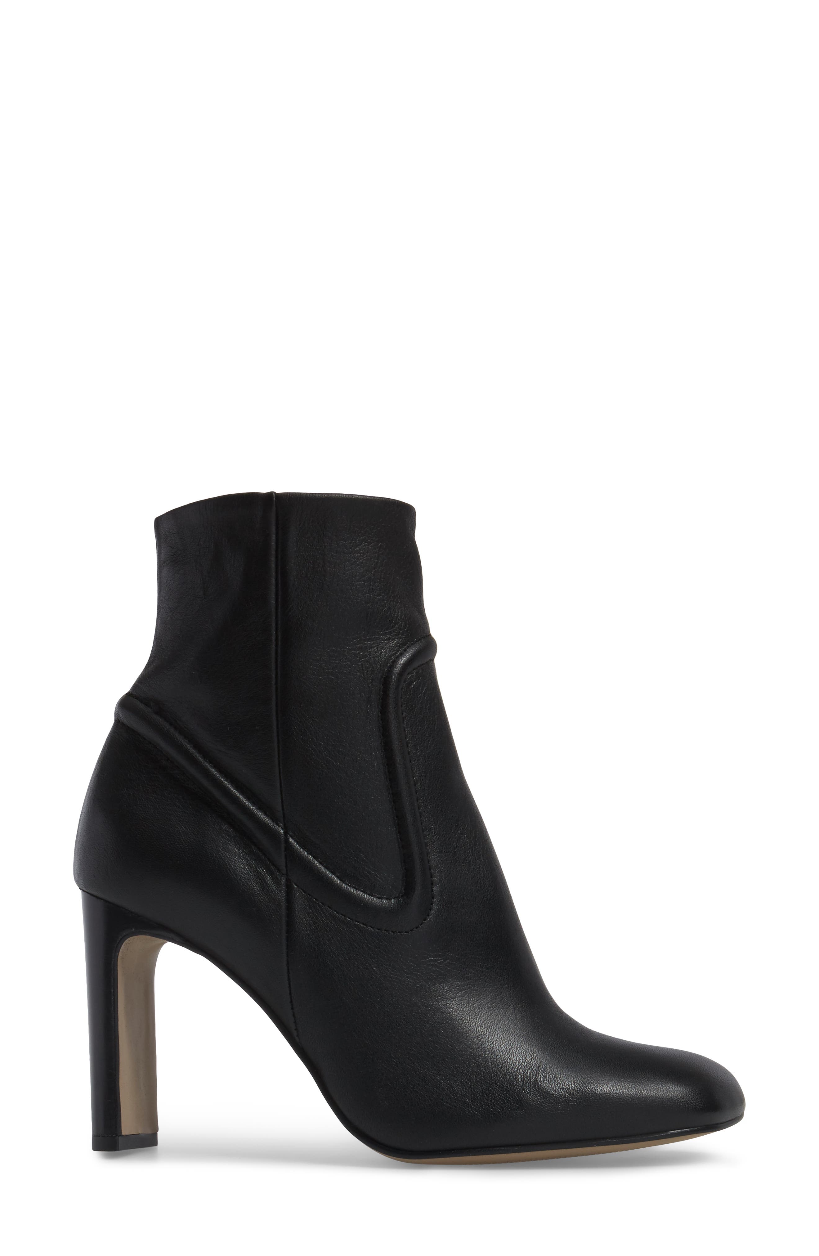 Topshop Honeydew Flat Heel Bootie, Alternate, color, 