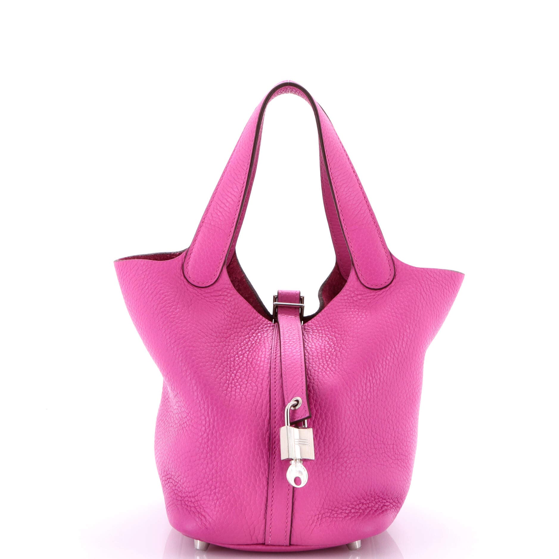 Pre-Owned Hermes Picotin Lock Bag Clemence PM, Main, color, 