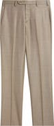 Zanella Parker Classic Wool Sharkskin Dress Pants