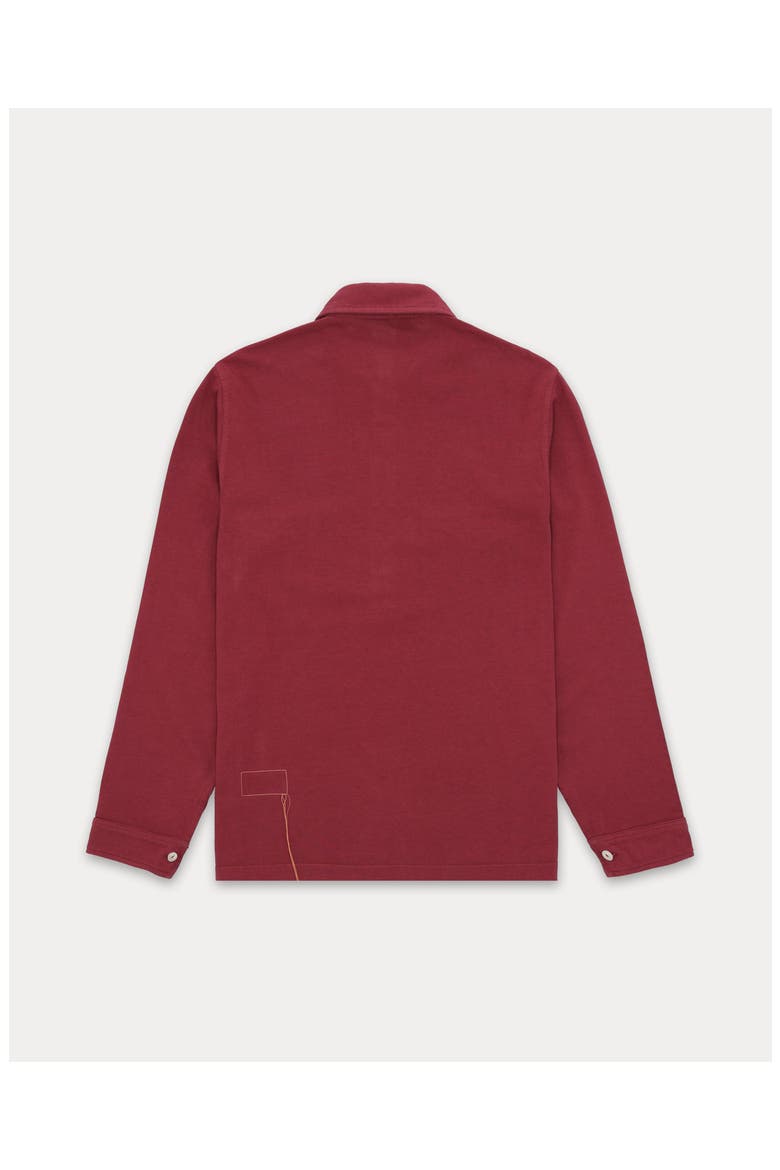 Grayson Long Sleeve Polo, Alternate, color, Purple