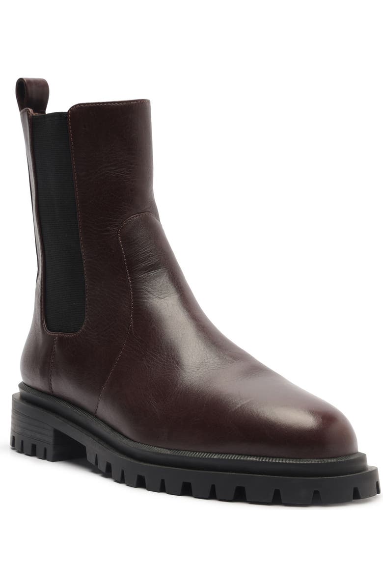 Arezzo Brandy Chelsea Boot, Main, color, Grape Brown