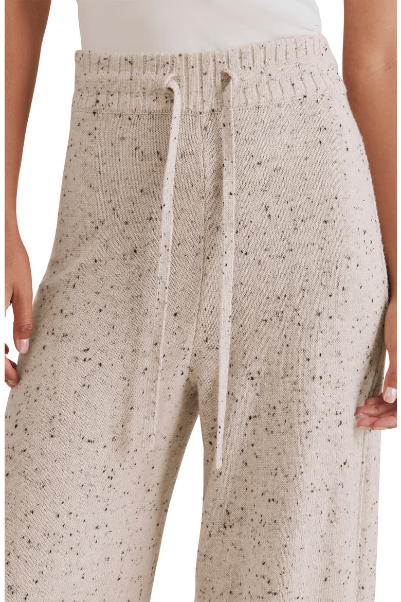 Haven Tie Waist Sweater Pants, Alternate, color, PALE OAK BEIGE HEATHER