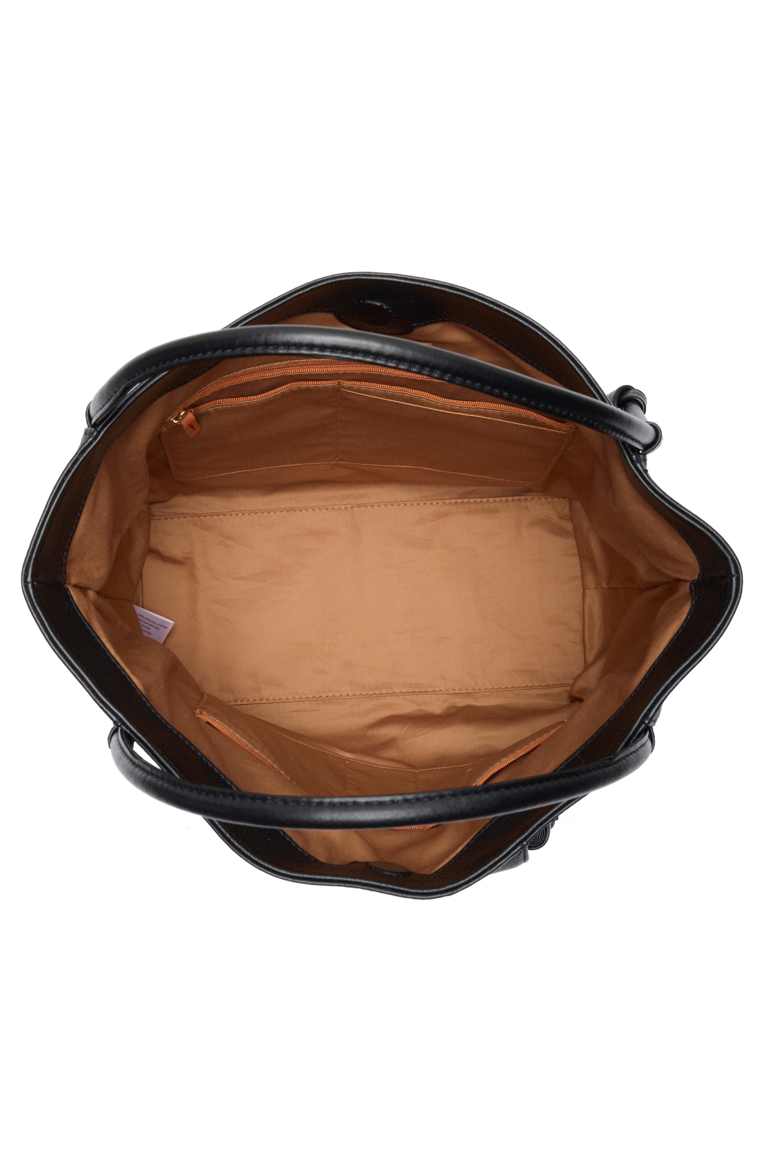 HOBO Endure Leather Tote, Alternate, color, Black