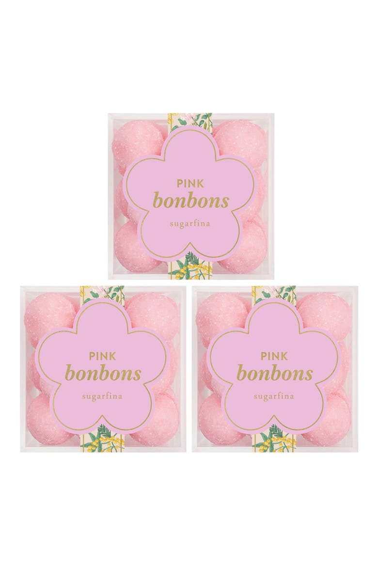 Pink Bonbons Set of 3 Candy Cubes, Main, color, MULTI