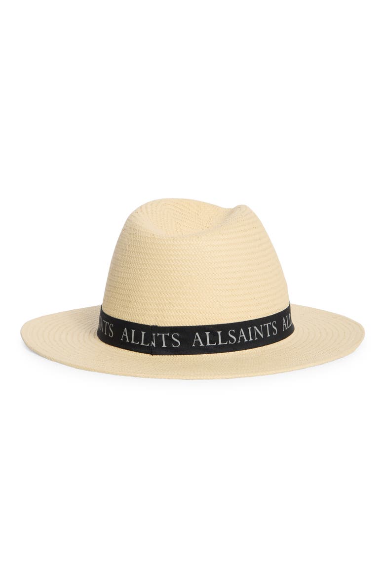 Straw Fedora, Alternate, color, NATURAL
