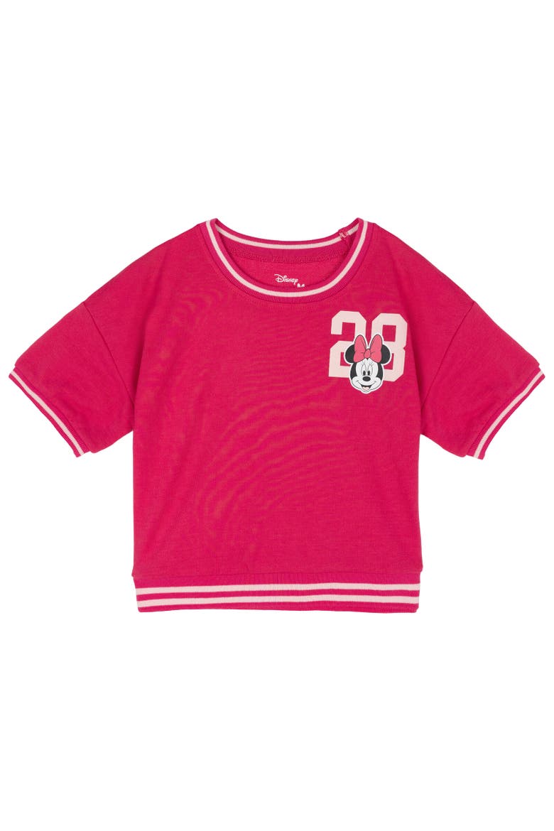 Minnie Mouse Athletic 2-Piece Tee and Skort Set, Alternate, color, Minnie Mouse Fuchsia