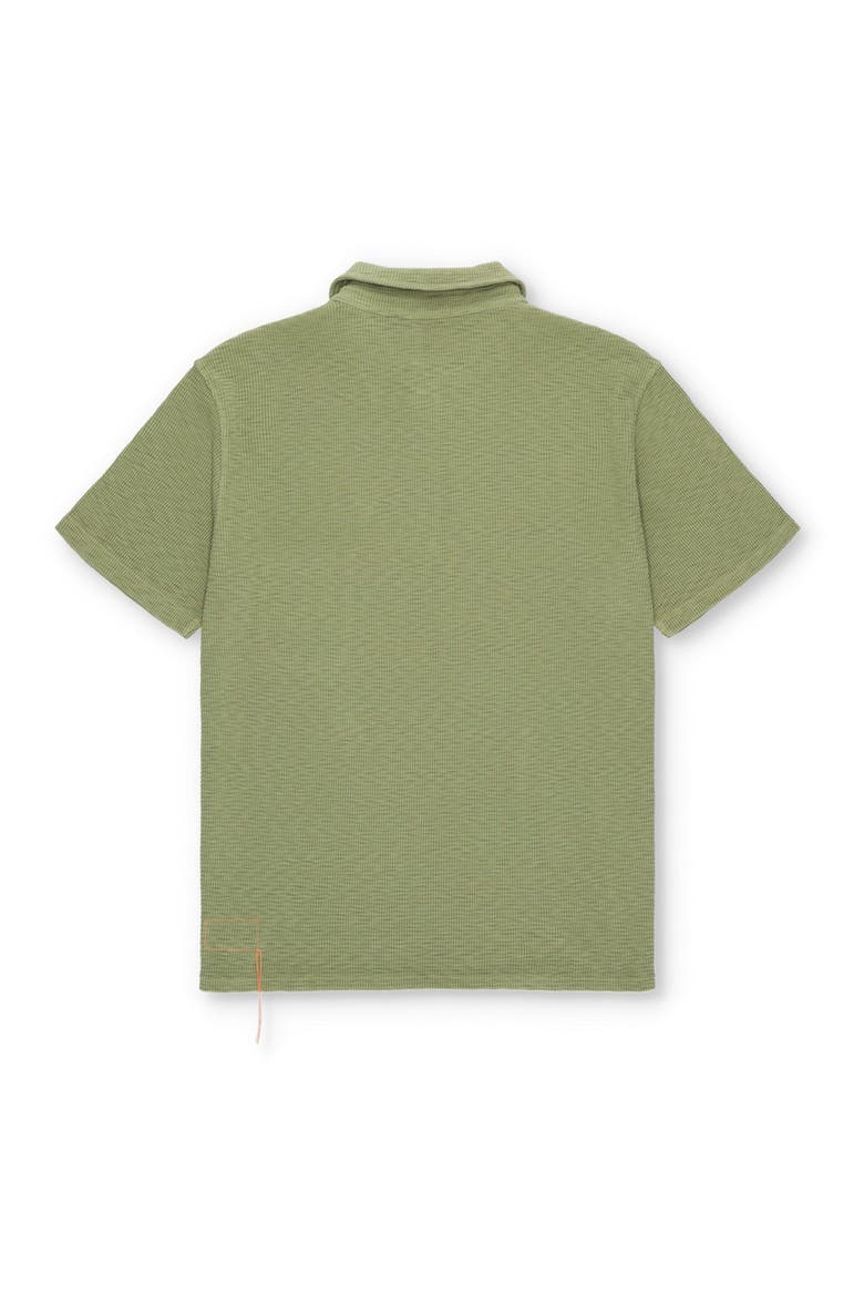 Missourim Waffle Jersey Short Sleeve Polo, Alternate, color, OIL