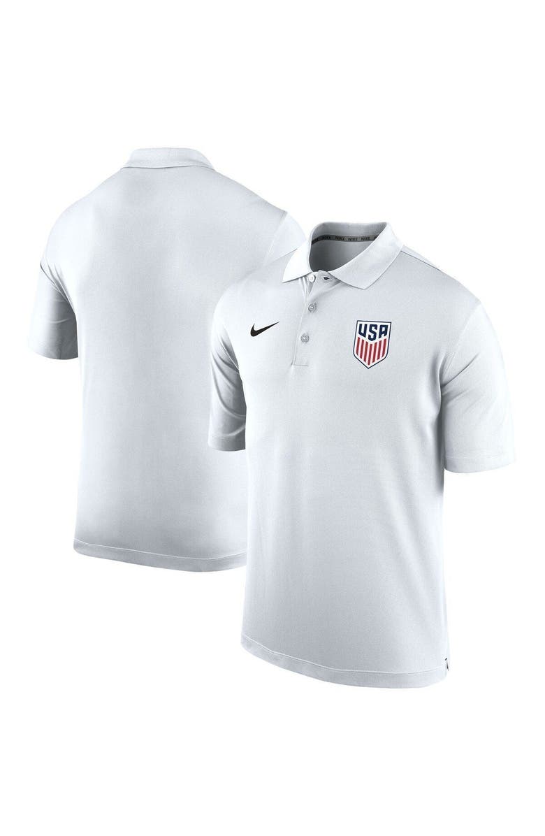 Nike Men's Nike White USMNT Varsity Performance Polo, Main, color,