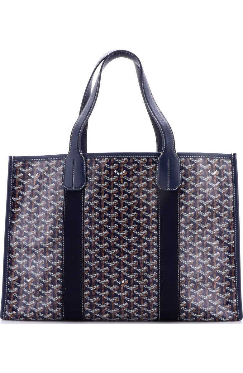 Pre-Owned Goyard Villette Tote Printed Coated Canvas MM, Alternate, color, Blue