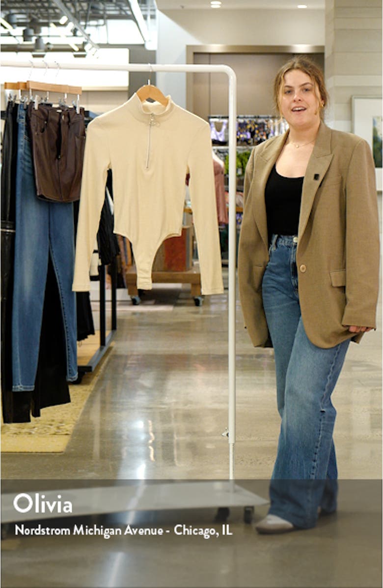 Toni Rib Long Sleeve Bodysuit, sales video thumbnail